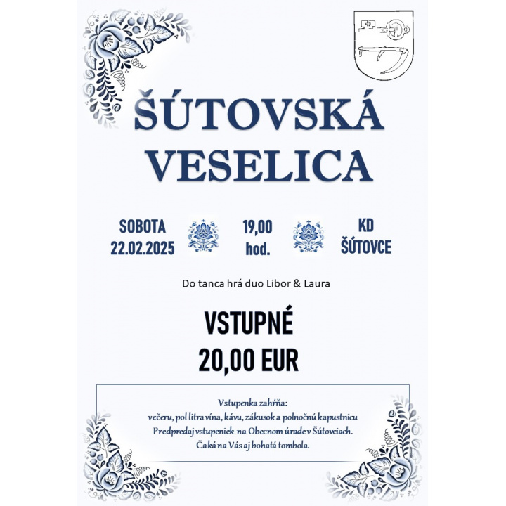 ŠÚTOVSKÁ VESELICA 